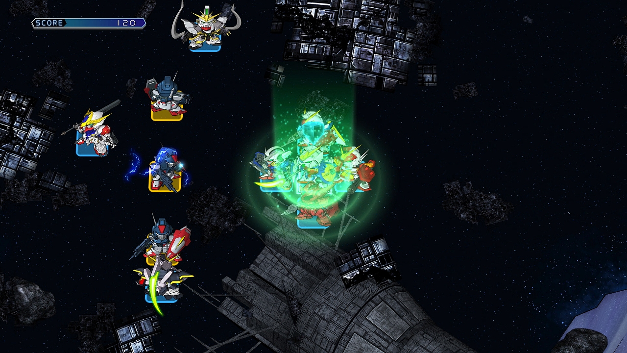 Скриншот из игры SD Gundam G Generation Cross Rays - 3