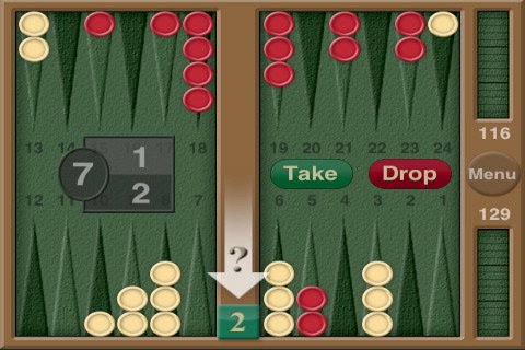 Скриншот из игры iGammon - 2