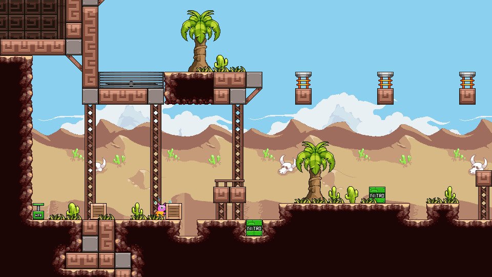 Скриншот из игры Squishy the Suicidal Pig - 1