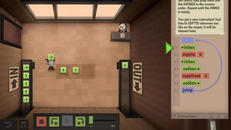 Скриншот из игры Human Resource Machine - 59