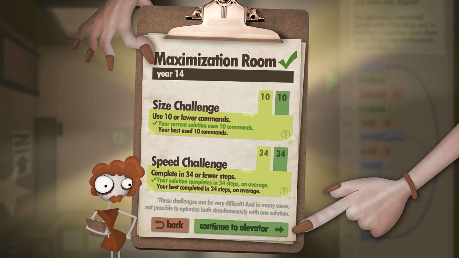 Скриншот из игры Human Resource Machine - 57