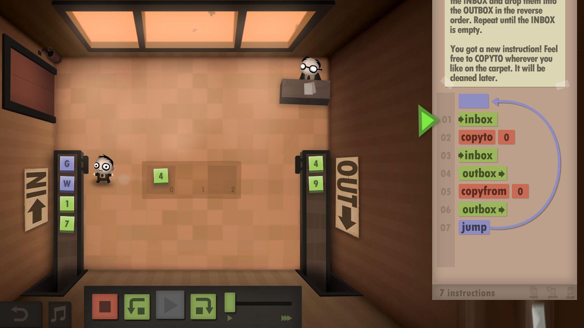 Скриншот из игры Human Resource Machine - 51