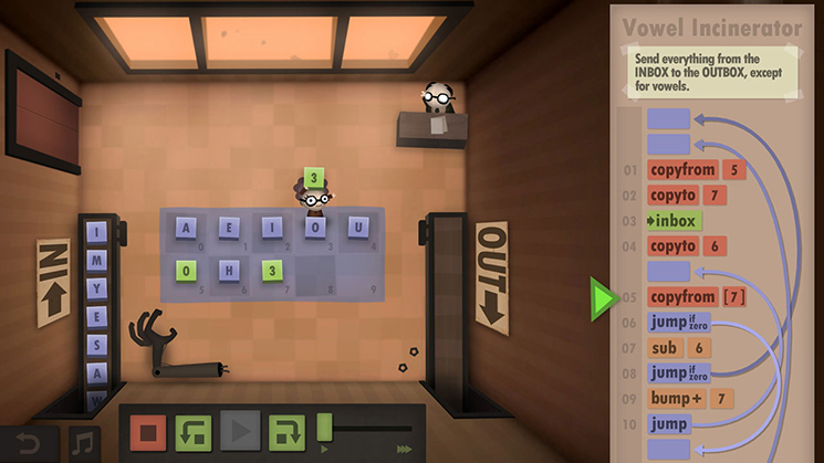Скриншот из игры Human Resource Machine - 78