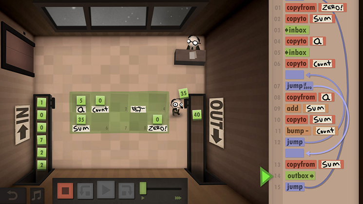 Скриншот из игры Human Resource Machine - 50