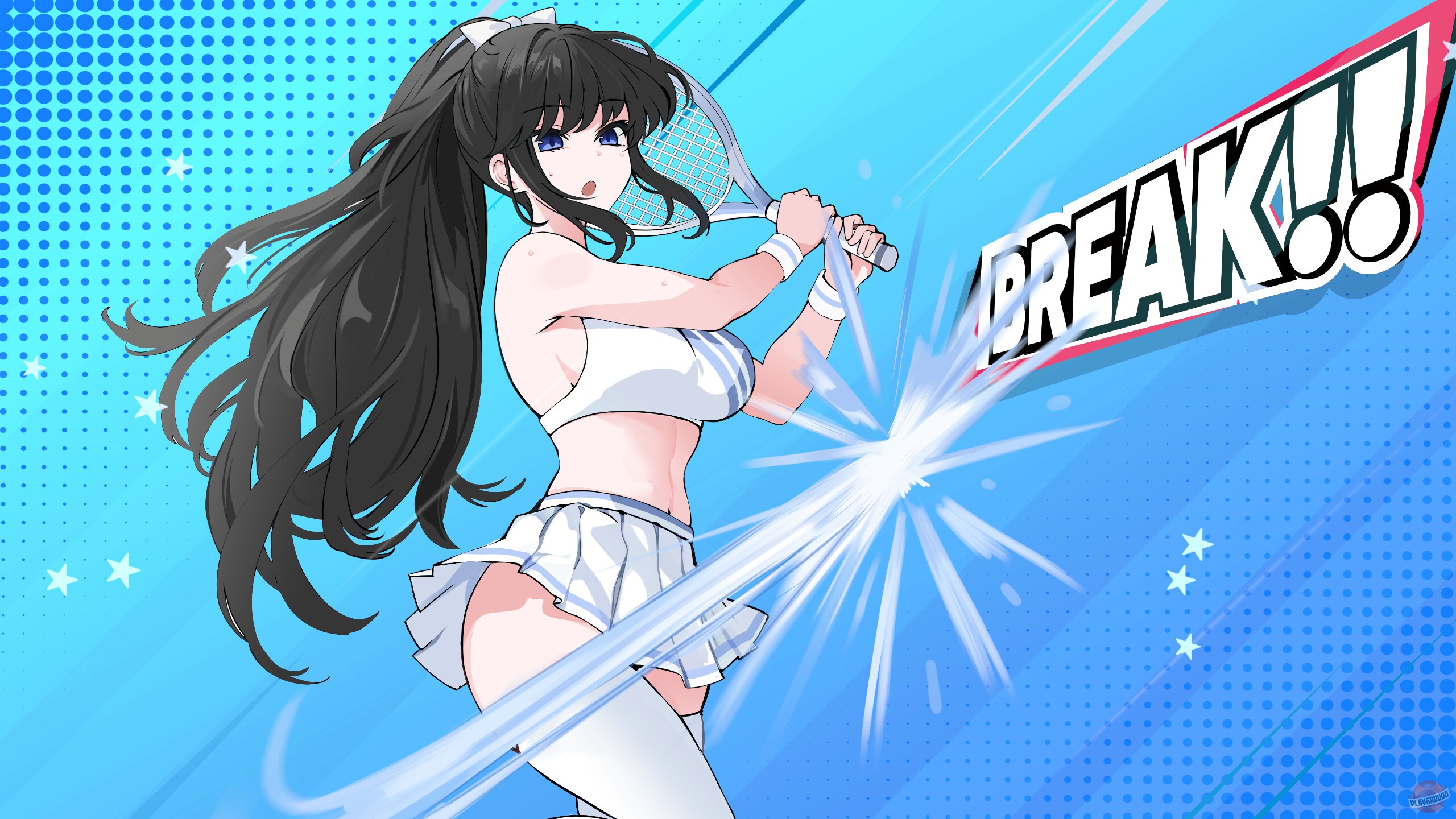 Скриншот из игры Academy Love Saga: Tennis Angels EX - 3