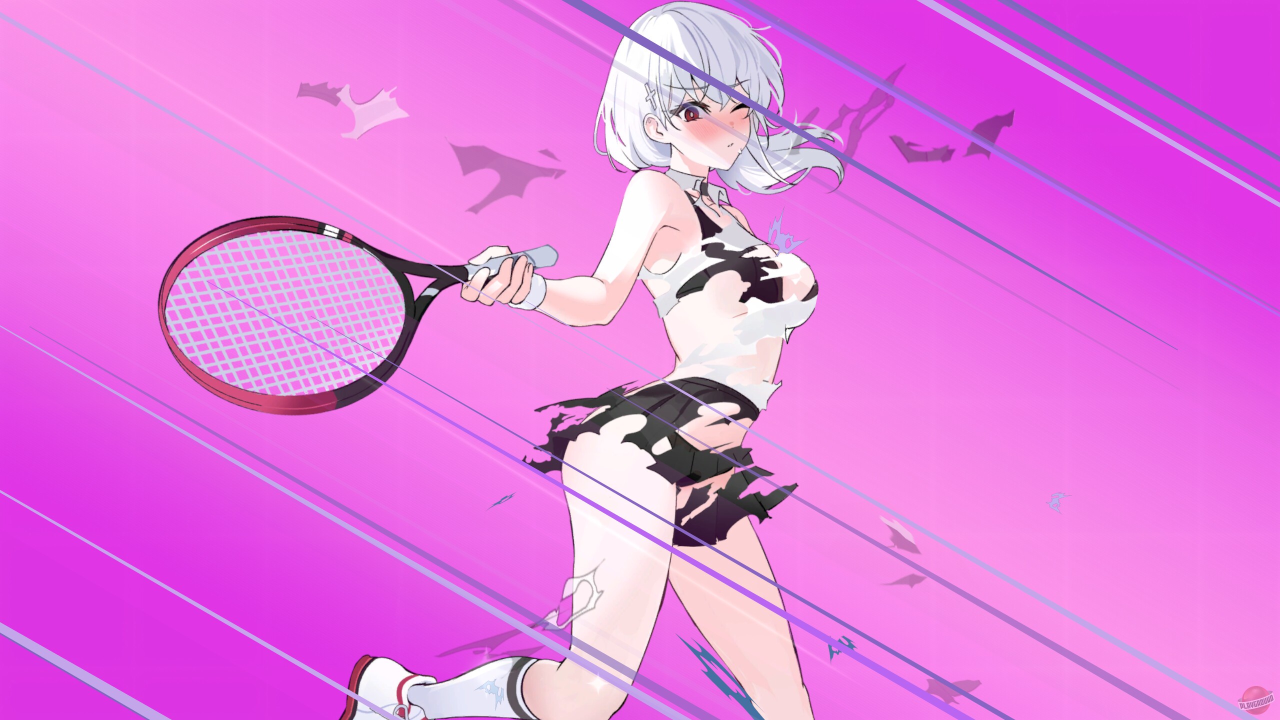 Скриншот из игры Academy Love Saga: Tennis Angels EX - 9