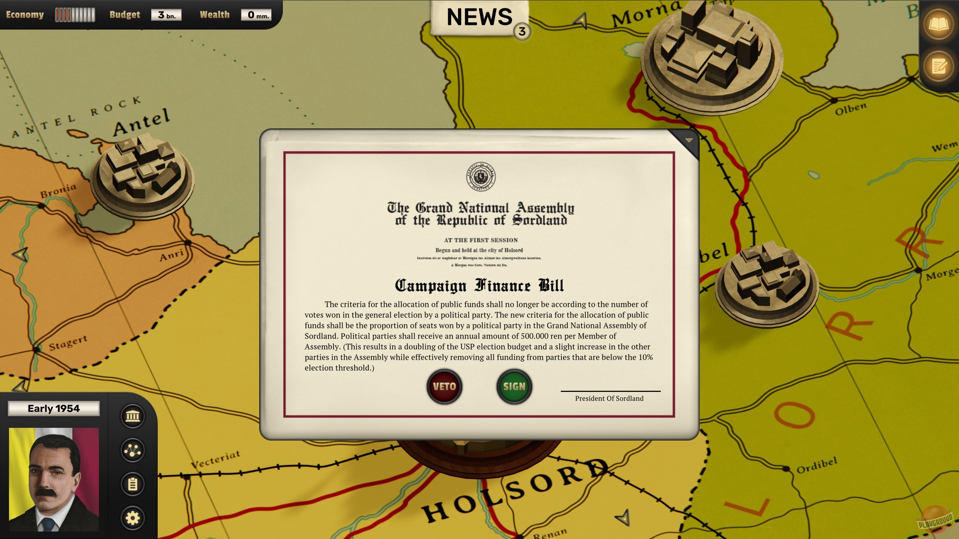 Скриншот из игры Suzerain - 21