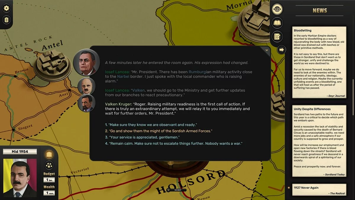 Скриншот из игры Suzerain - 38