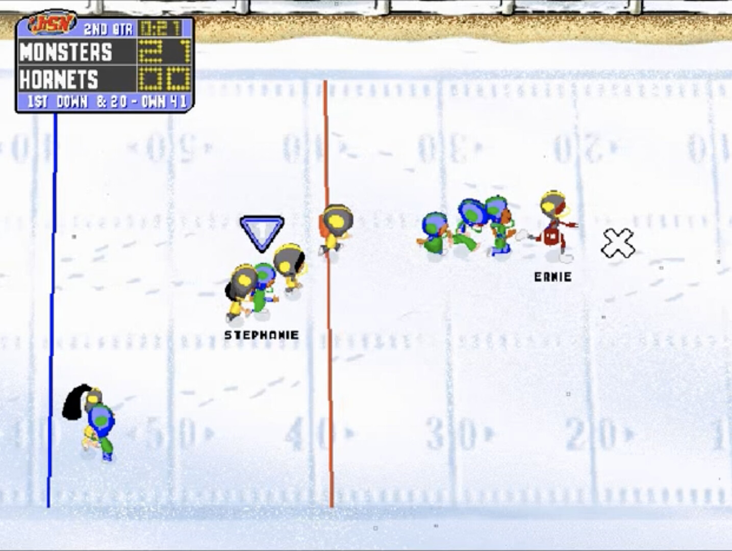 Скриншот из игры Backyard Football - 25