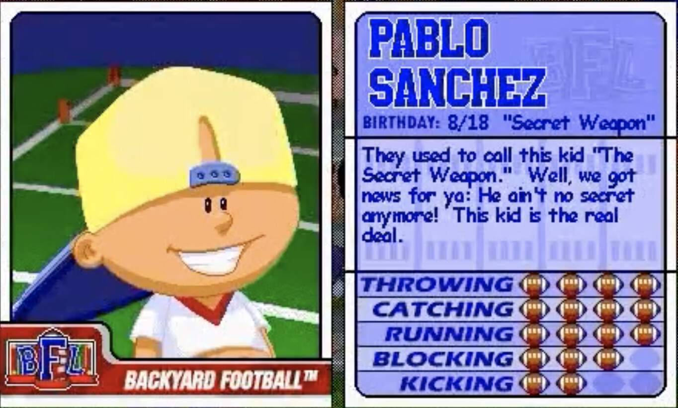 Скриншот из игры Backyard Football - 1