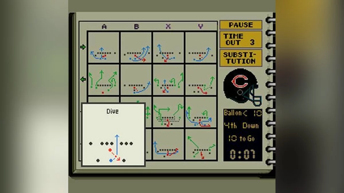 Скриншот из игры Super Play Action Football - 10