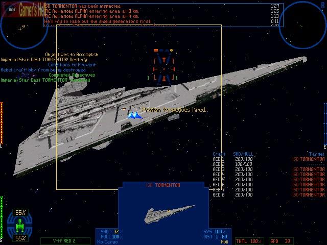 Скриншот из игры Star Wars: X-Wing vs. TIE Fighter - 3