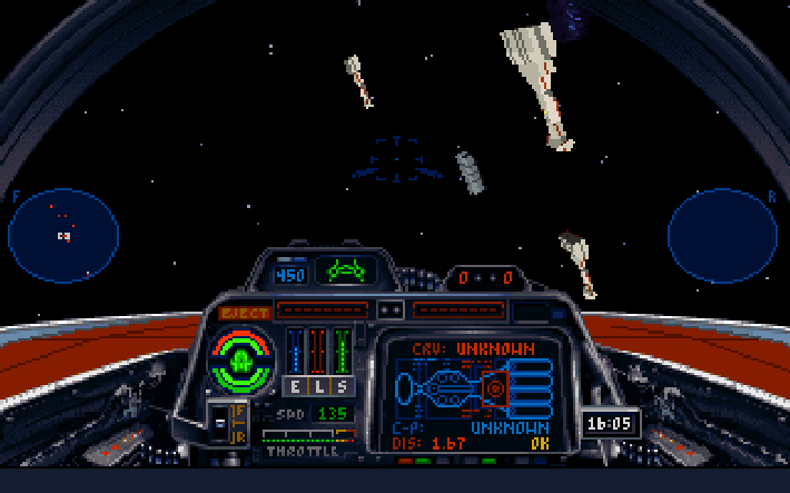 Скриншот из игры Star Wars: X-Wing - 1