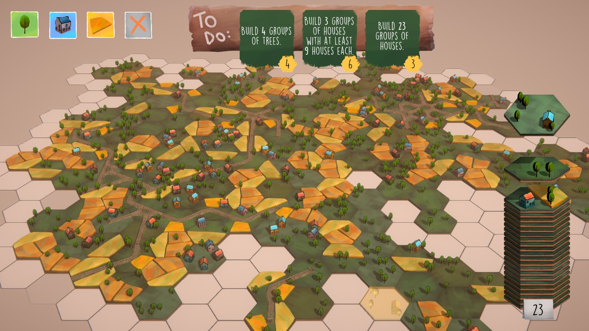 Скриншот из игры Dorfromantik - 38