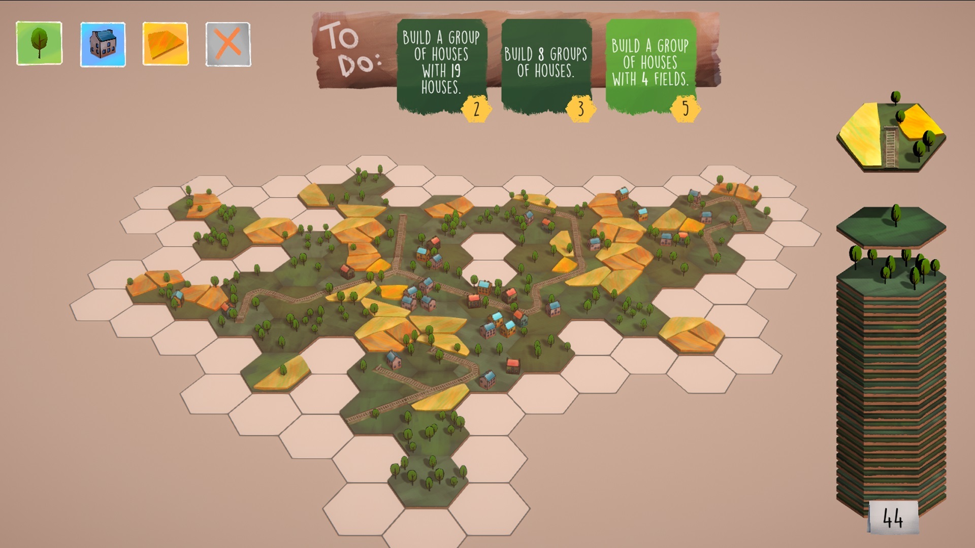 Скриншот из игры Dorfromantik - 44