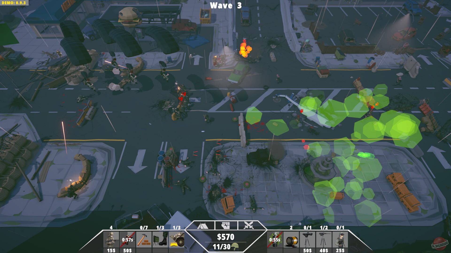 Скриншот из игры Operation: Polygon Storm - 2