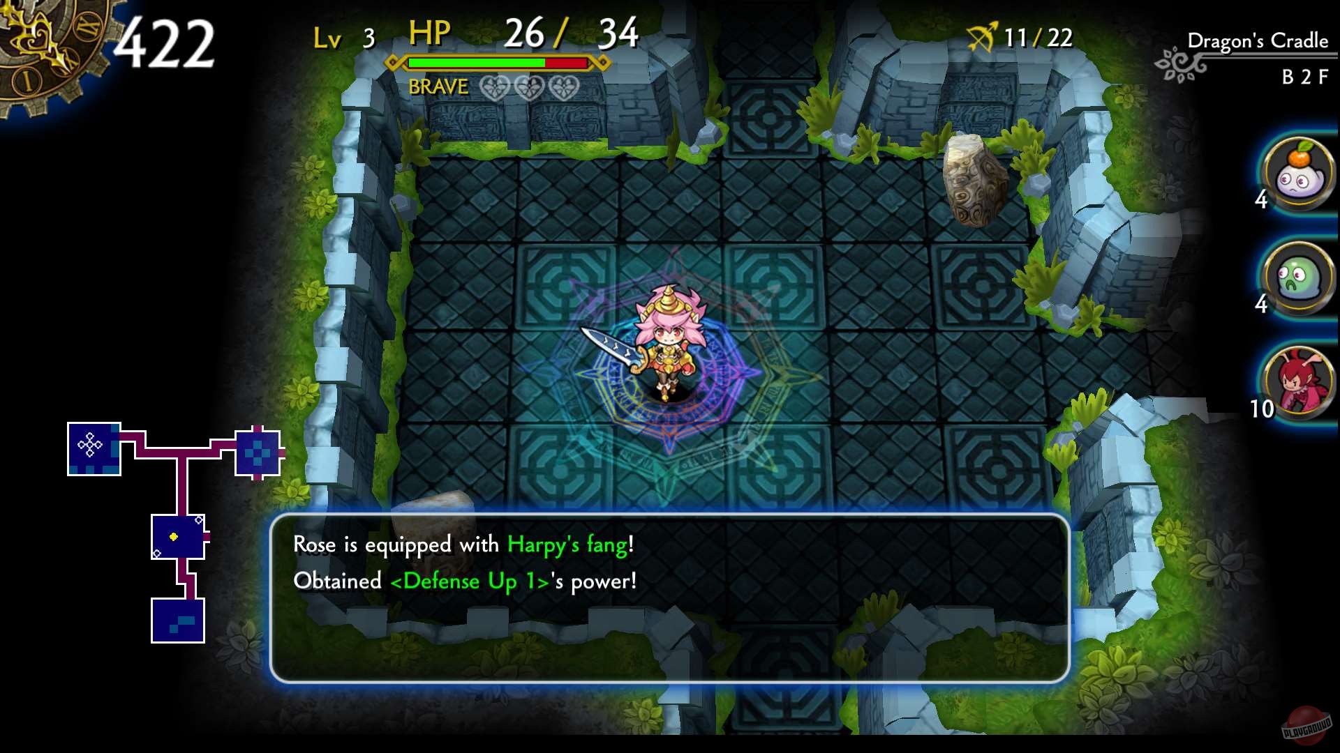 Скриншот из игры DragonFangZ - The Rose & Dungeon of Time - 19