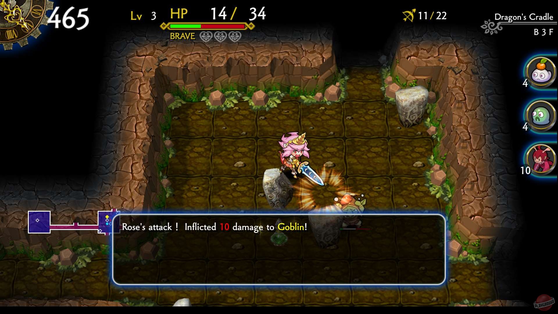 Скриншот из игры DragonFangZ - The Rose & Dungeon of Time - 11