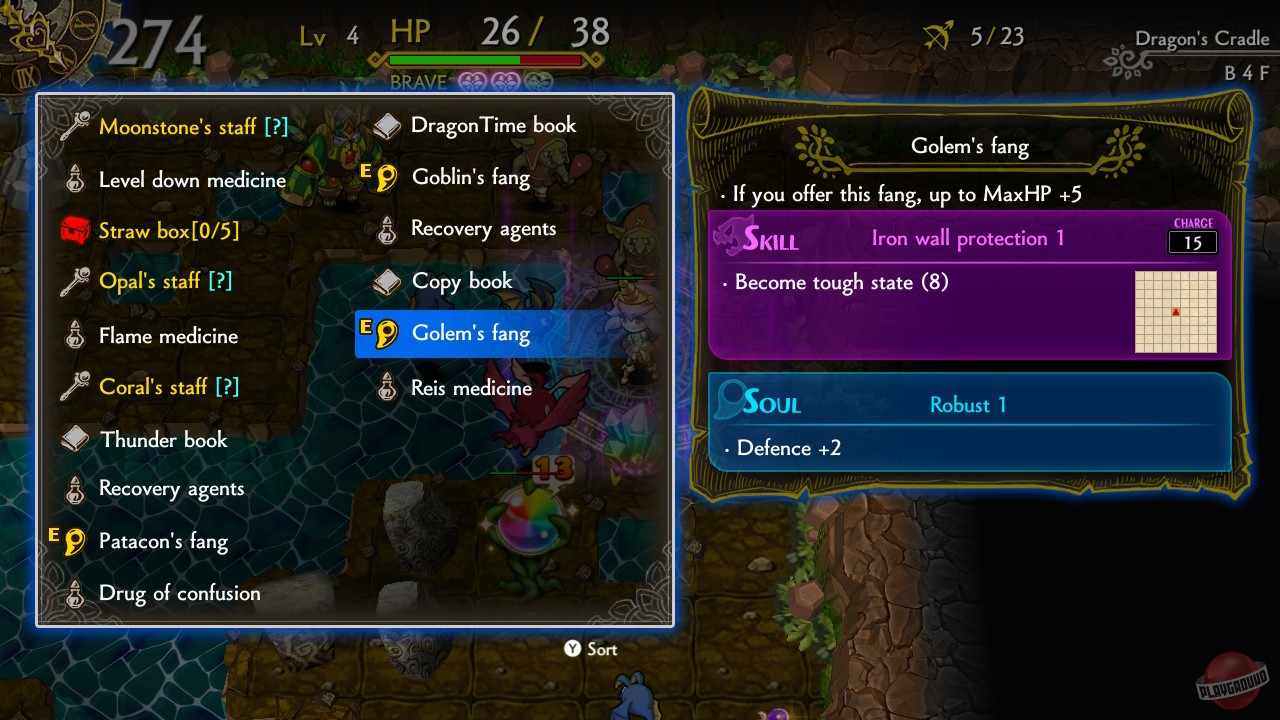 Скриншот из игры DragonFangZ - The Rose & Dungeon of Time - 6