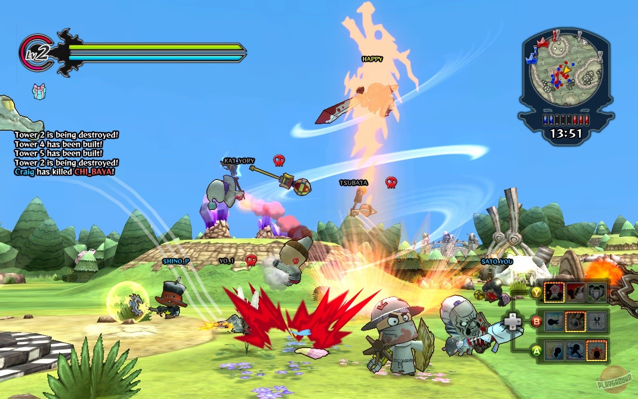 Скриншот из игры Happy Wars - 13