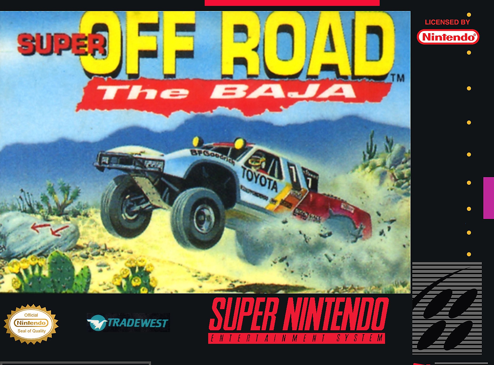 Обложка игры Super Off Road: The Baja