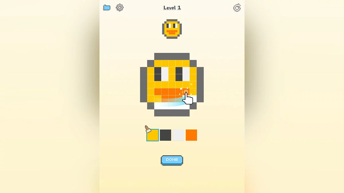 Скриншот из игры Pixel Paint! - 1