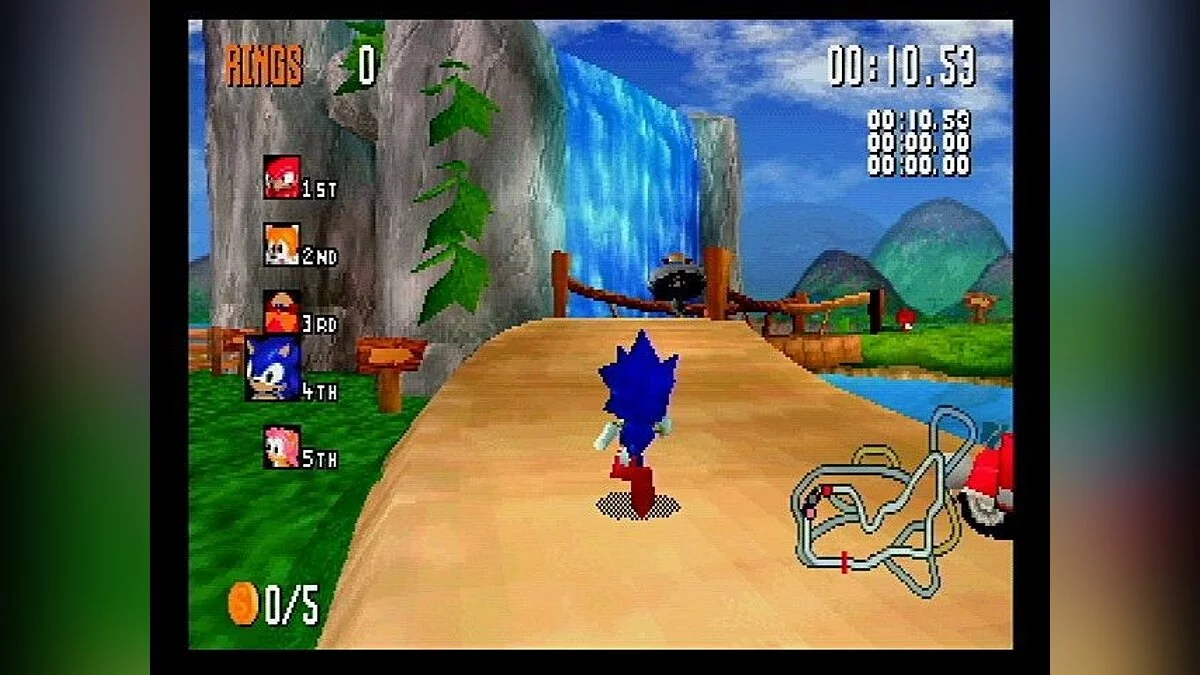 Скриншот из игры Sonic R - 3