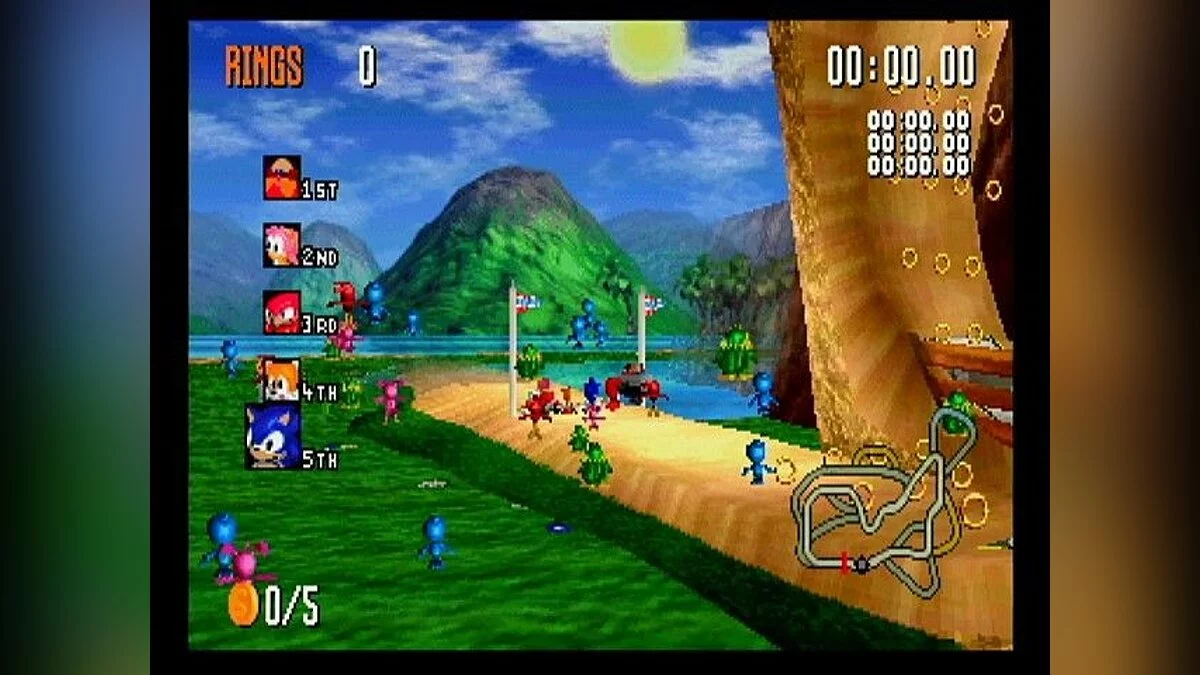 Скриншот из игры Sonic R - 8