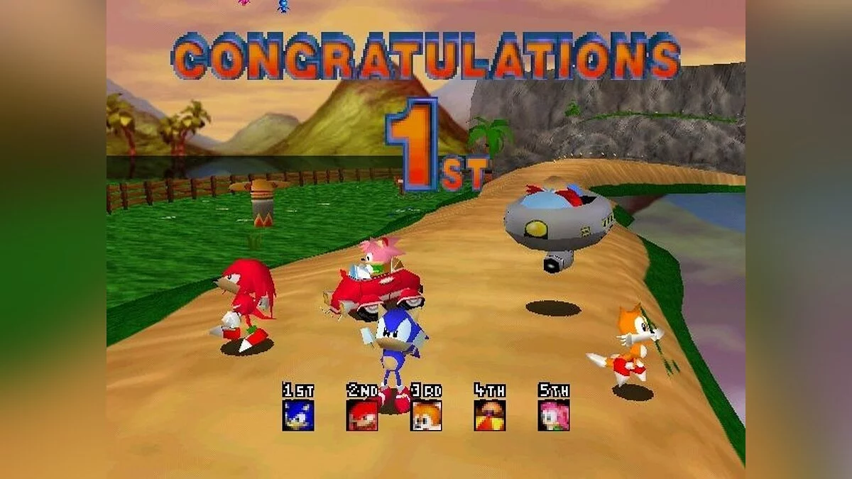 Скриншот из игры Sonic R - 7