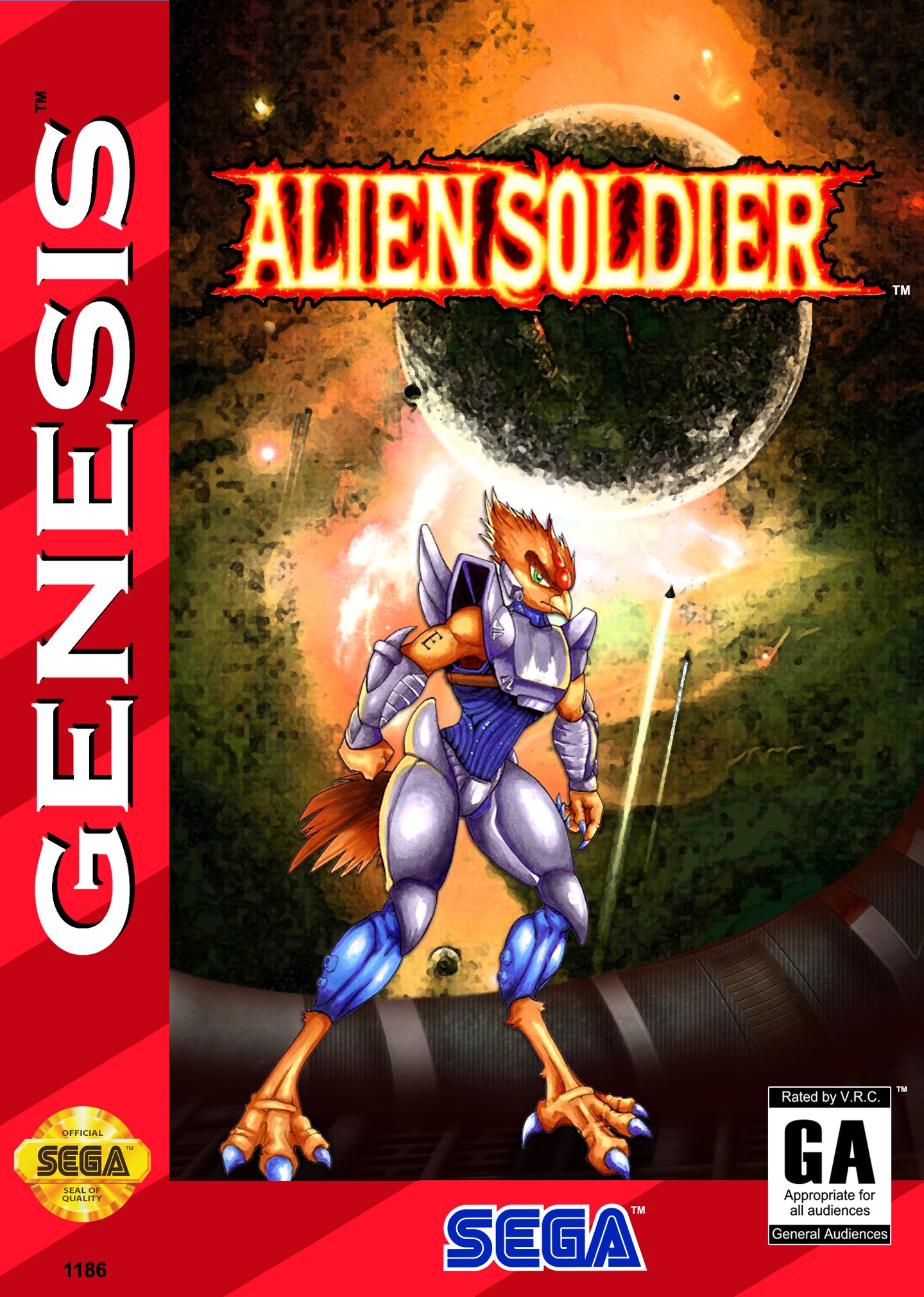Обложка игры Alien Soldier