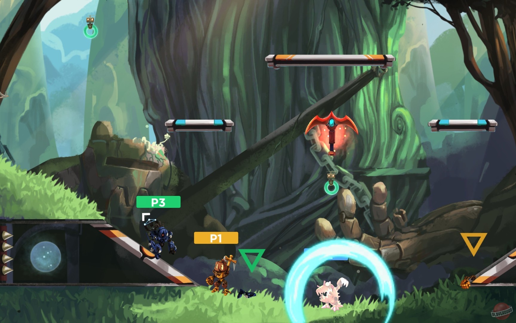 Скриншот из игры Hookbots - 4