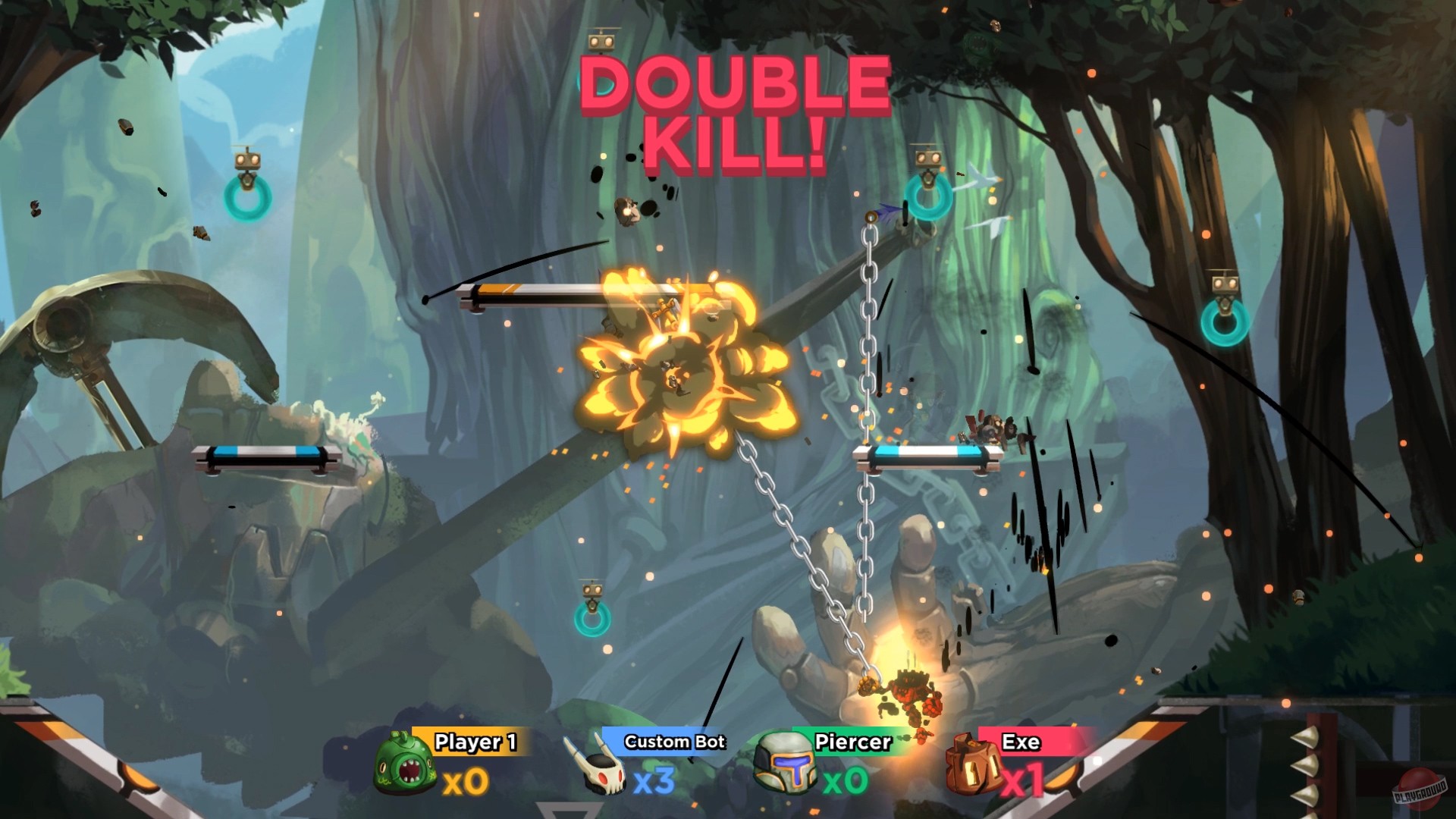 Скриншот из игры Hookbots - 1