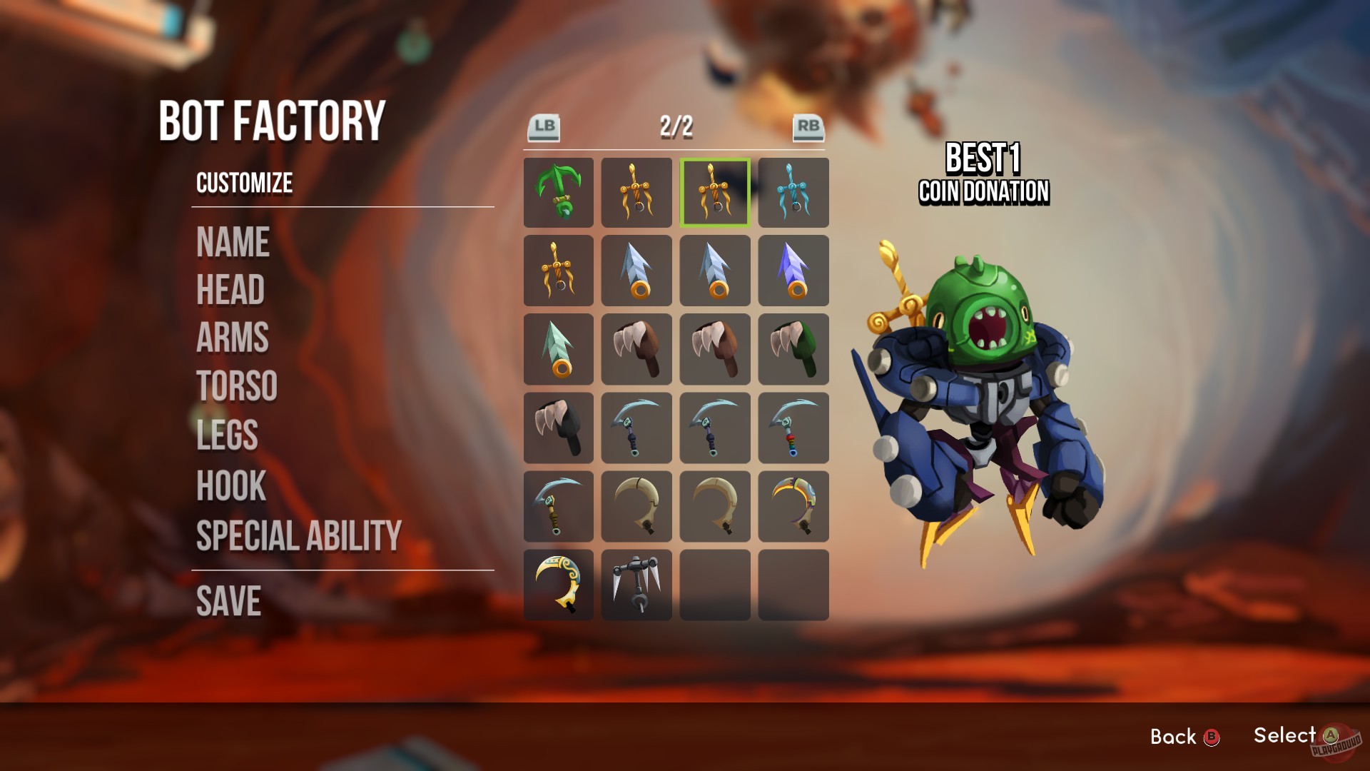 Скриншот из игры Hookbots - 6