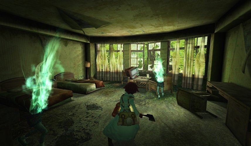 Скриншот из игры Fragile Dreams:  Farewell Ruins of the Moon - 13