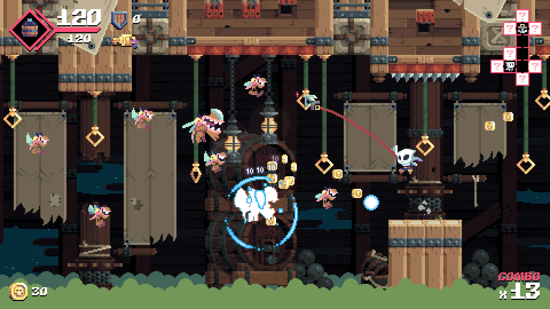 Скриншот из игры Flinthook - 33