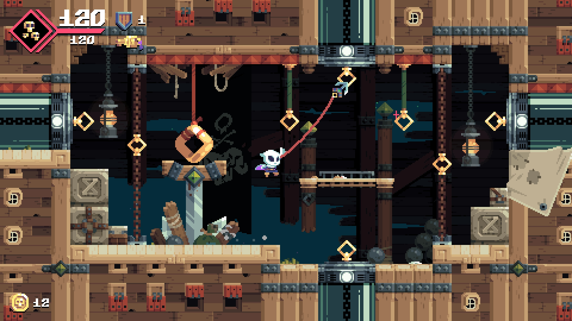 Скриншот из игры Flinthook - 18