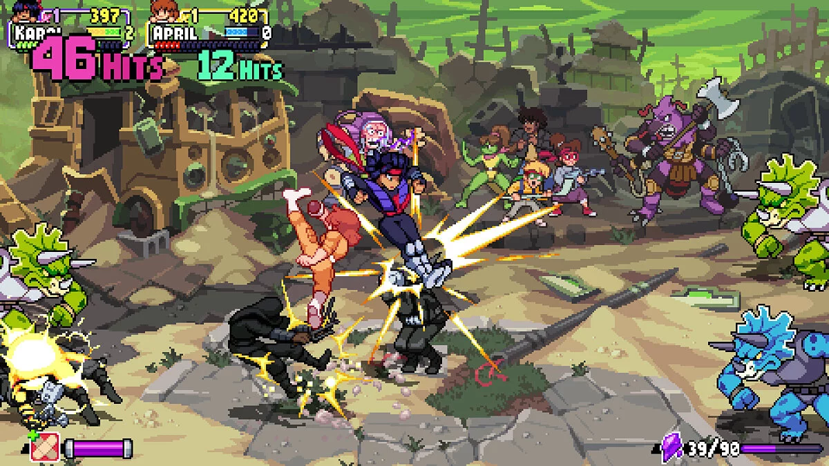 Скриншот из игры Teenage Mutant Ninja Turtles: Shredder's Revenge - Dimension Shellshock - 8
