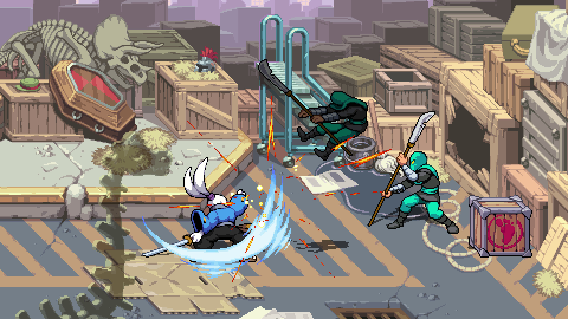 Скриншот из игры Teenage Mutant Ninja Turtles: Shredder's Revenge - Dimension Shellshock - 18