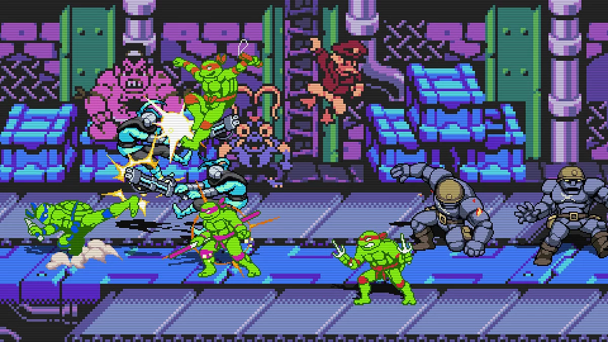 Скриншот из игры Teenage Mutant Ninja Turtles: Shredder's Revenge - Dimension Shellshock - 19