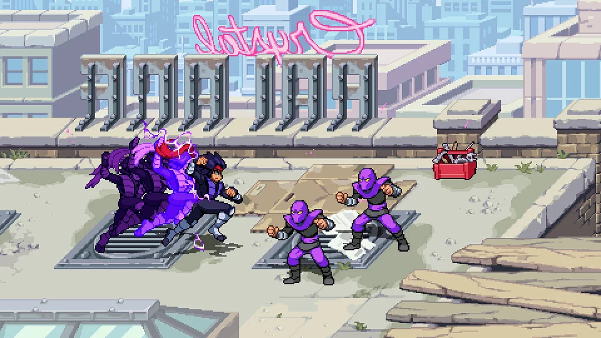 Скриншот из игры Teenage Mutant Ninja Turtles: Shredder's Revenge - Dimension Shellshock - 17
