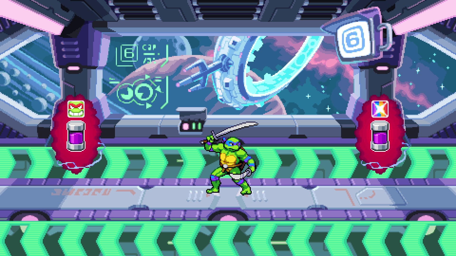 Скриншот из игры Teenage Mutant Ninja Turtles: Shredder's Revenge - Dimension Shellshock - 16