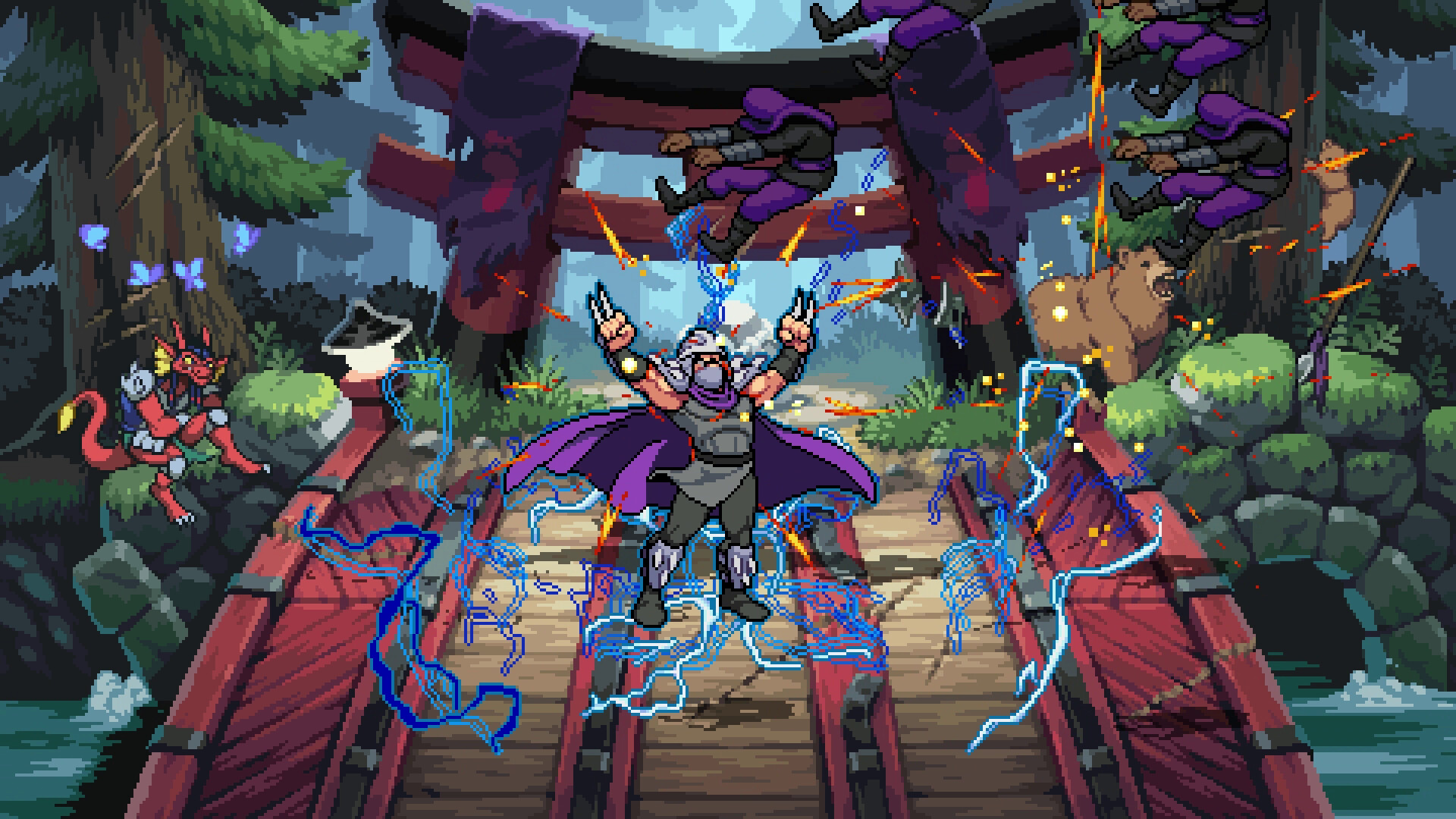 Скриншот из игры Teenage Mutant Ninja Turtles: Shredder's Revenge - Dimension Shellshock - 3