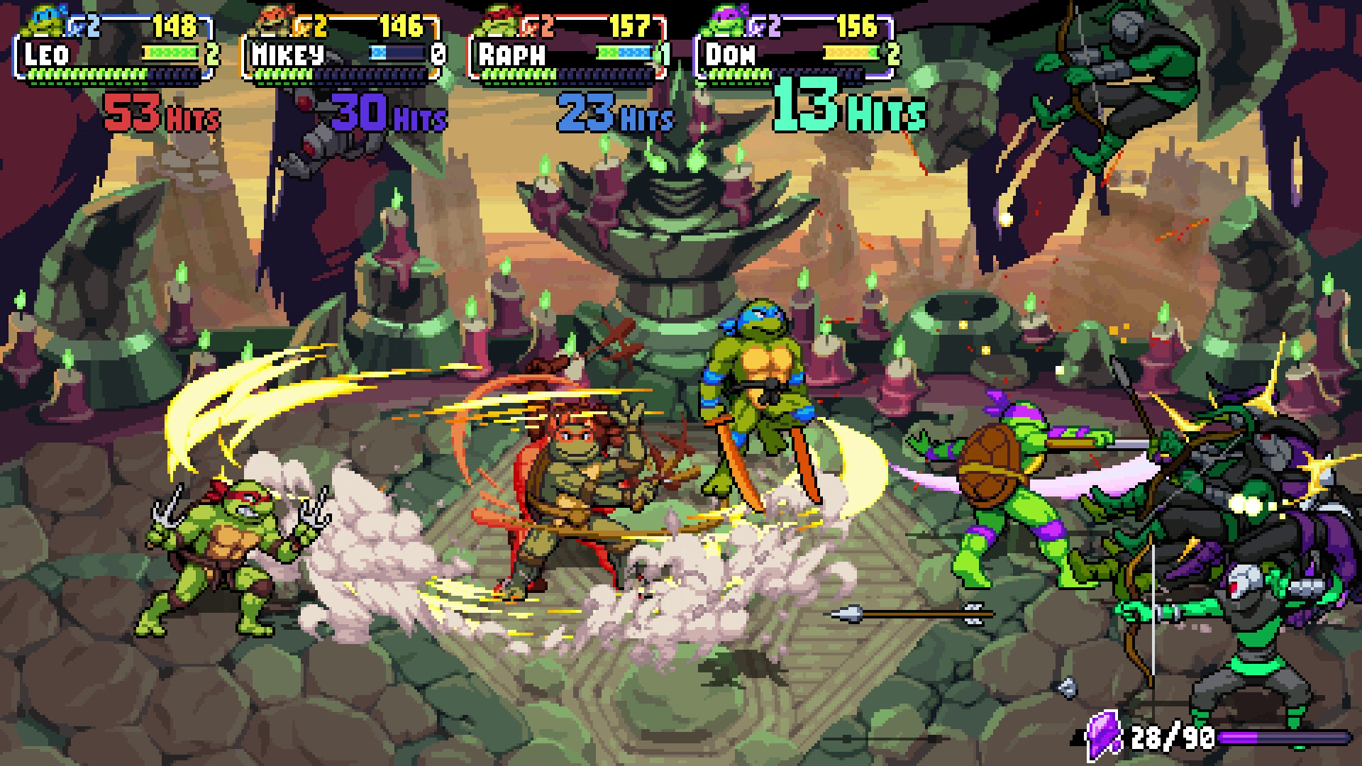 Скриншот из игры Teenage Mutant Ninja Turtles: Shredder's Revenge - Dimension Shellshock - 1
