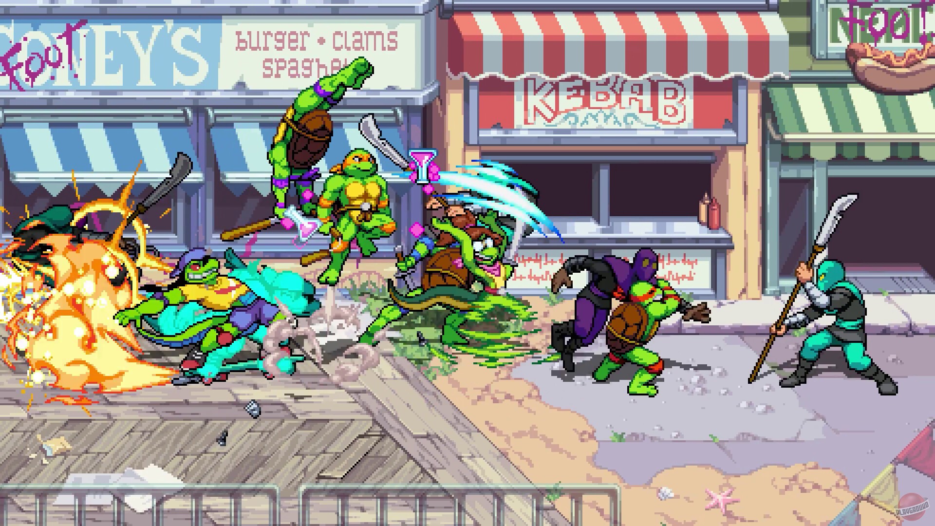 Скриншот из игры Teenage Mutant Ninja Turtles: Shredder's Revenge - 36