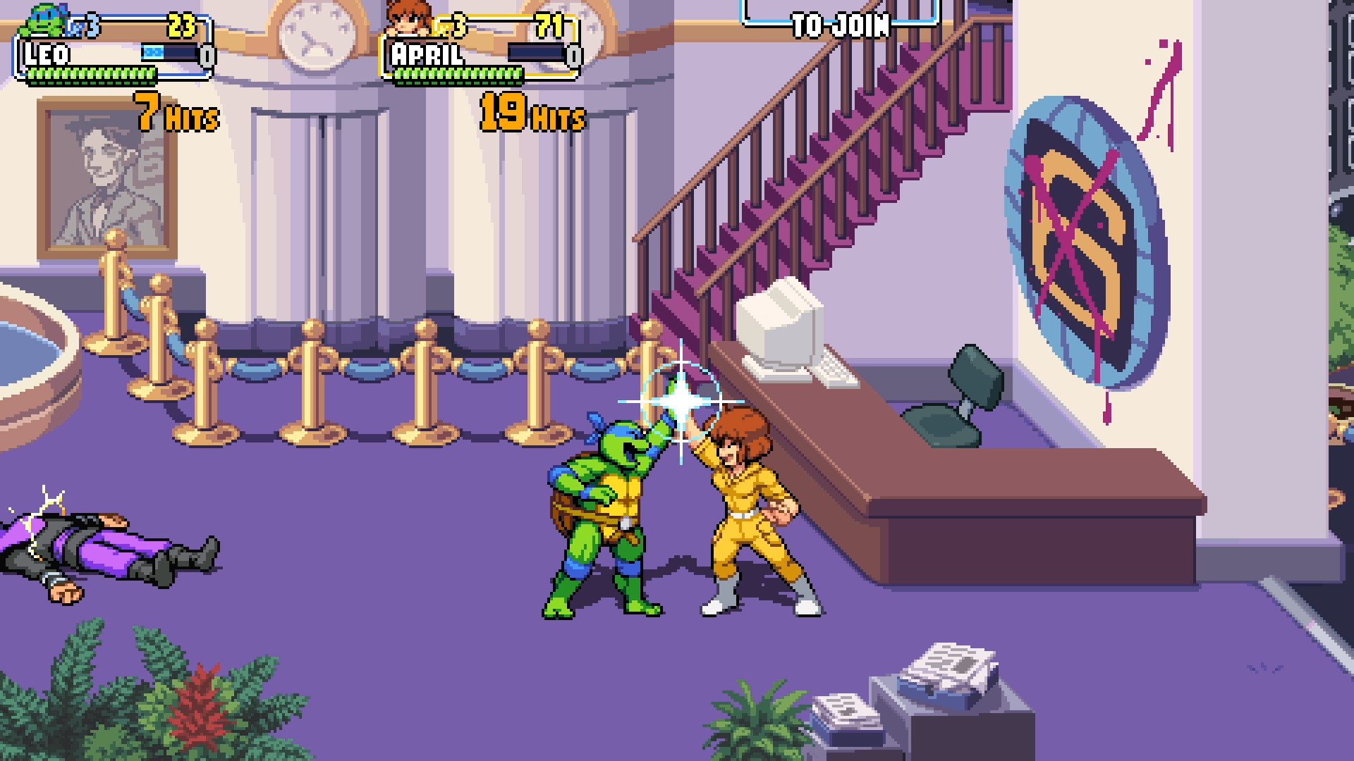 Скриншот из игры Teenage Mutant Ninja Turtles: Shredder's Revenge - 9