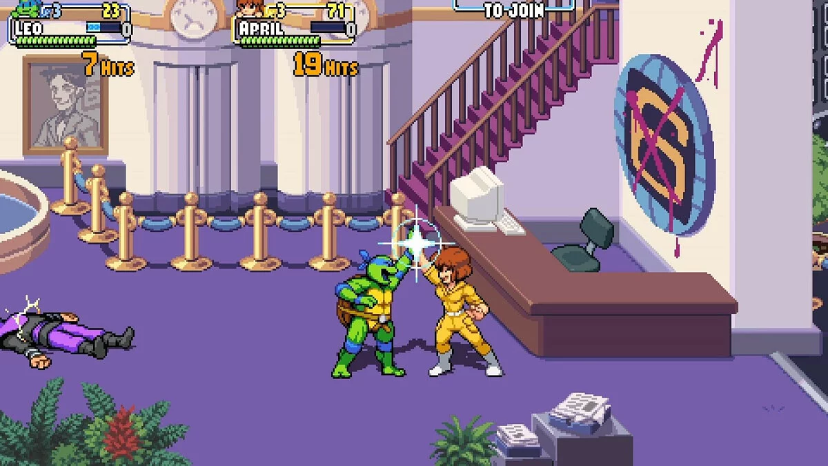 Скриншот из игры Teenage Mutant Ninja Turtles: Shredder's Revenge - 44