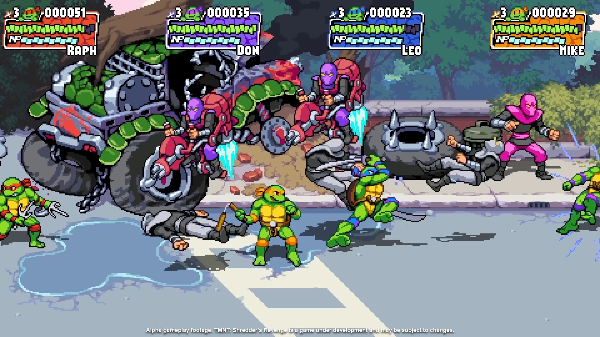 Скриншот из игры Teenage Mutant Ninja Turtles: Shredder's Revenge - 13