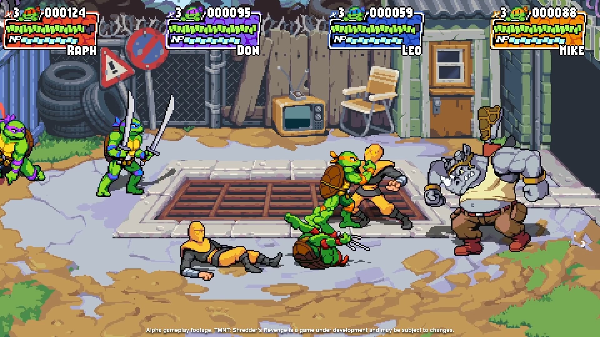 Скриншот из игры Teenage Mutant Ninja Turtles: Shredder's Revenge - 10