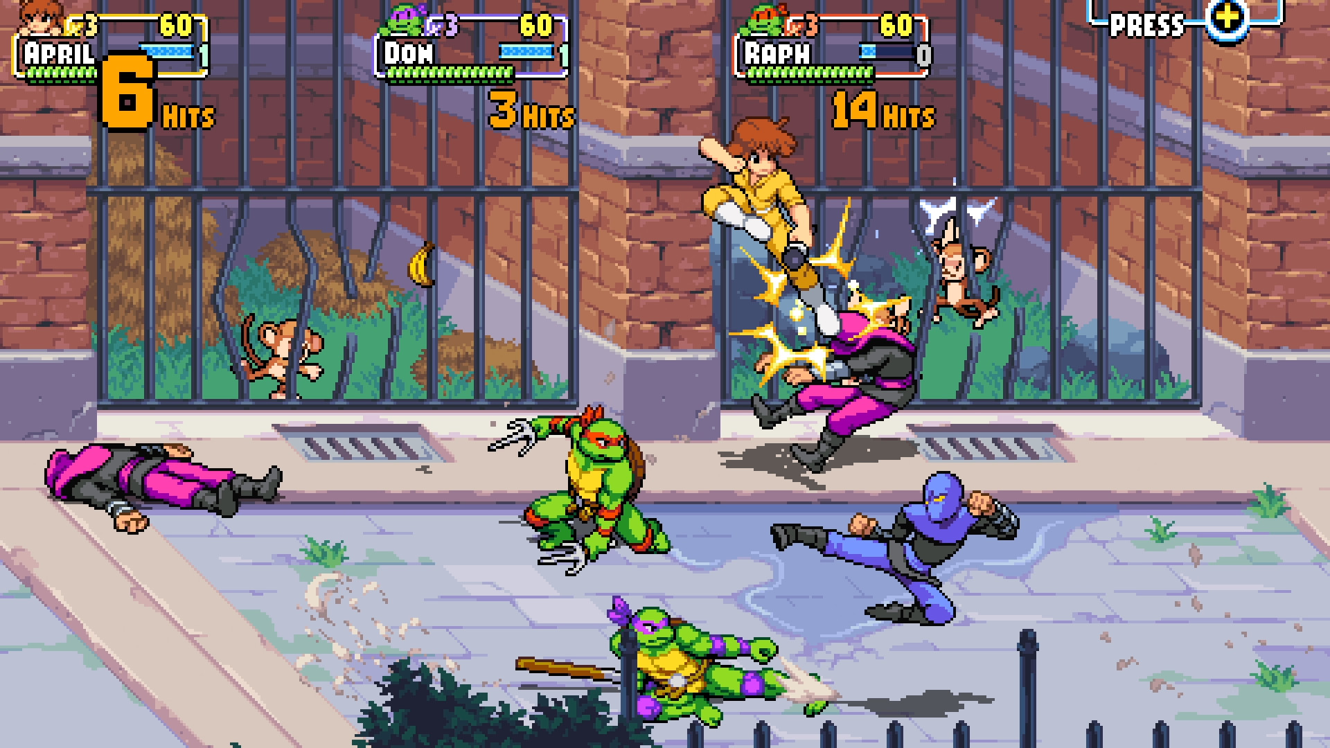 Скриншот из игры Teenage Mutant Ninja Turtles: Shredder's Revenge - 47