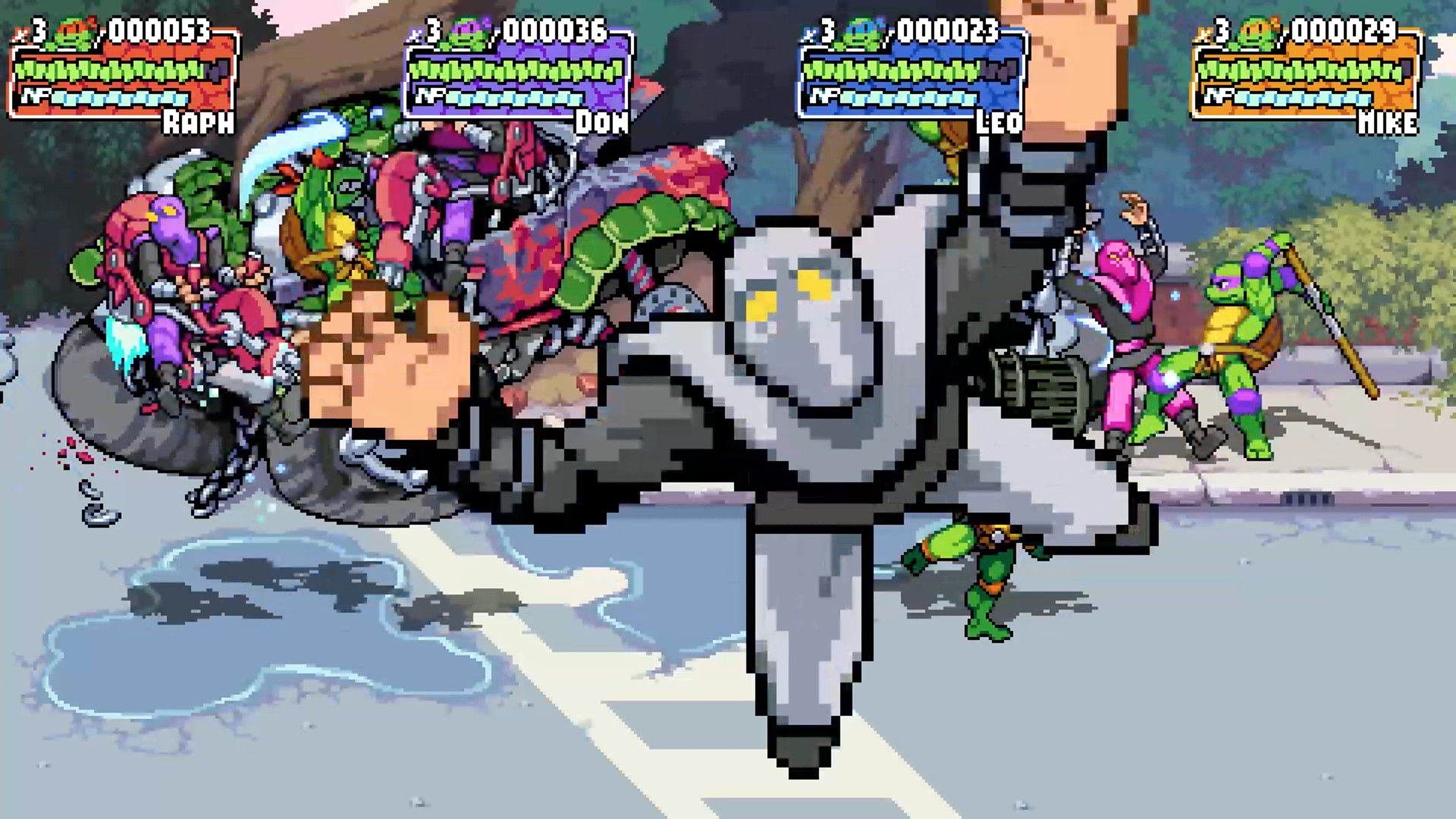 Скриншот из игры Teenage Mutant Ninja Turtles: Shredder's Revenge - 4